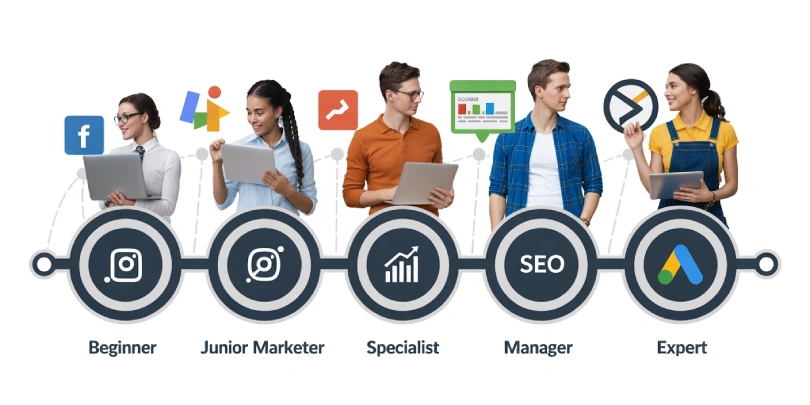 Understanding the Digital Marketing Career Stages
